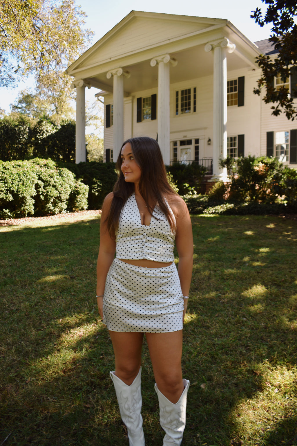 Polka Dot Halter Top