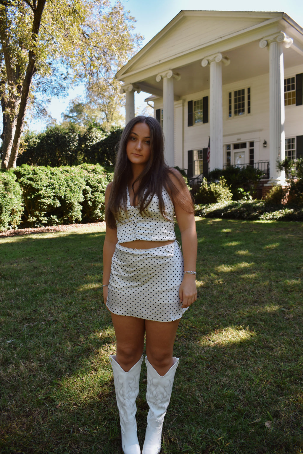 Polka Dot Halter Top