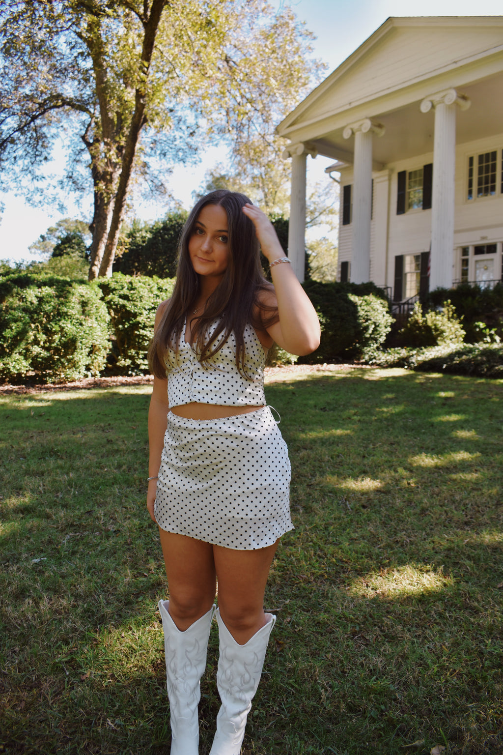 Polka Dot Halter Top